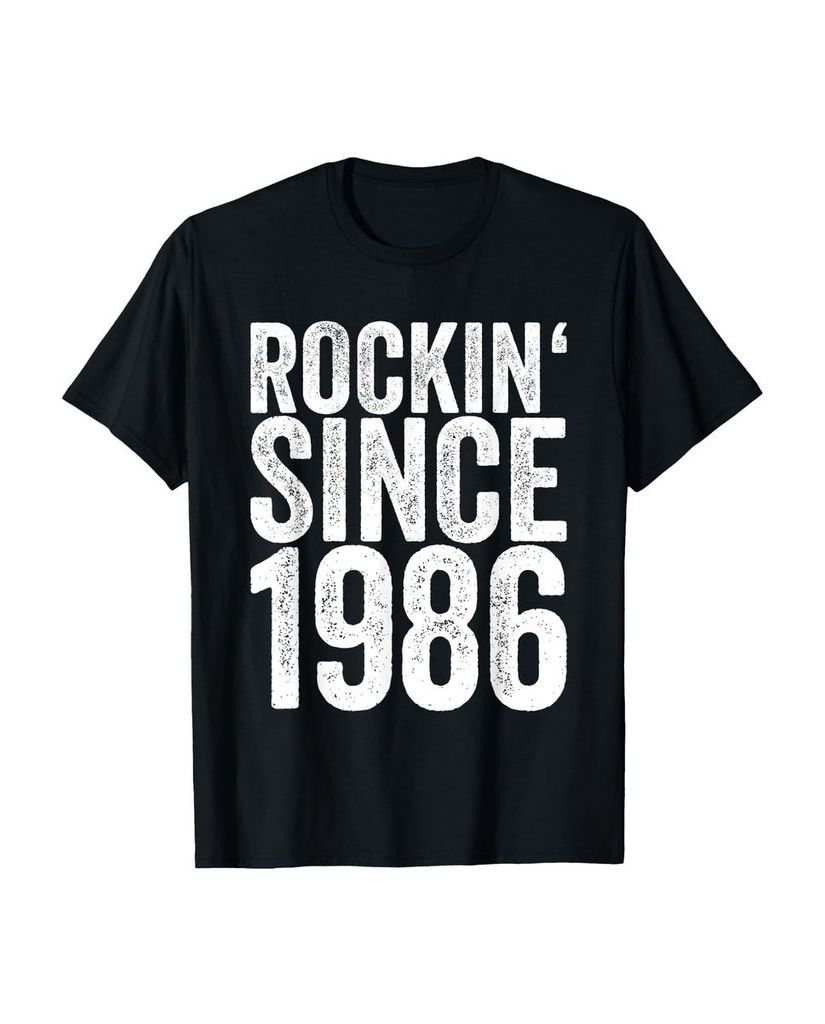 Lustiger T-Shirt „35 Jahre alt 1986 Funny Rock 35.“ | lustige-tshirts.de