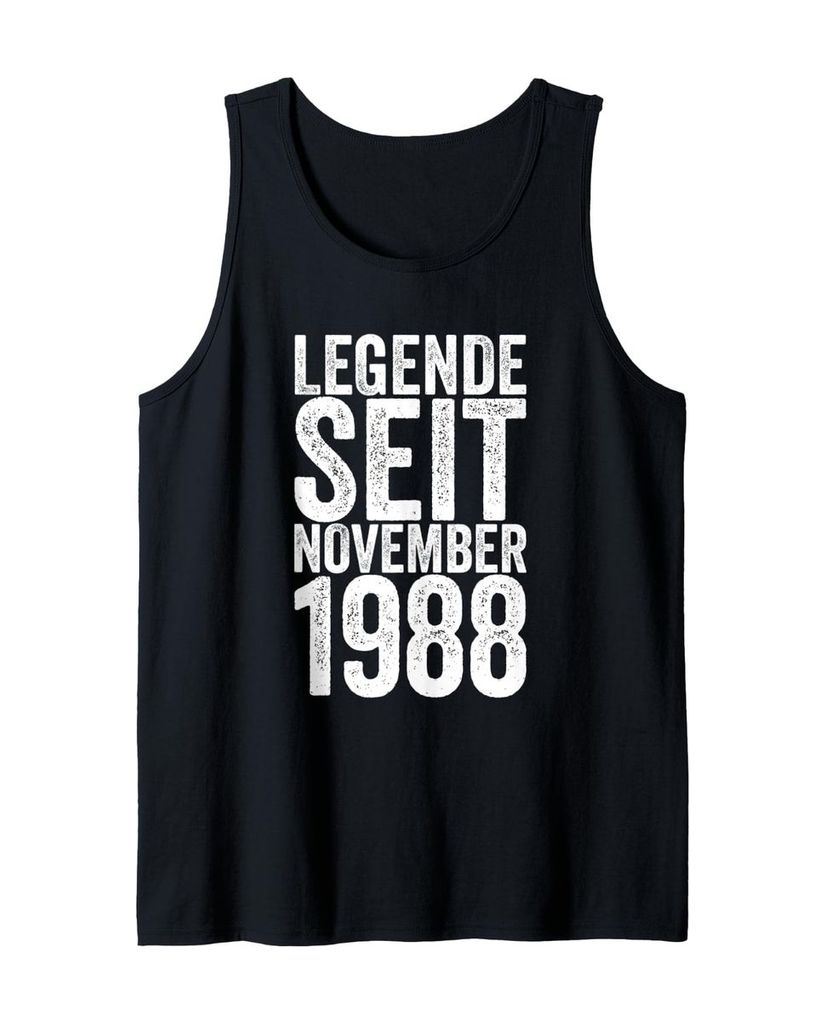 Lustiger Tank Top „Legende Seit November 1988“ | lustige-tshirts.de