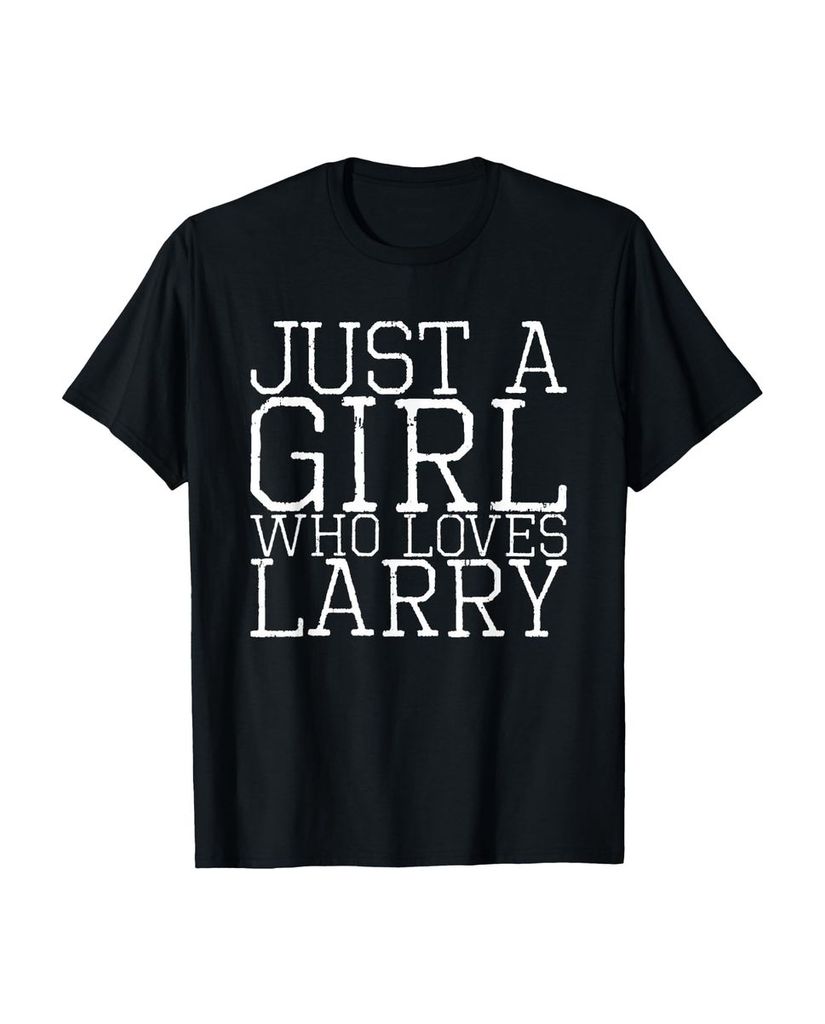 Lustiger T-Shirt „Nur ein Mädchen, das Larry liebt“ | lustige-tshirts.de