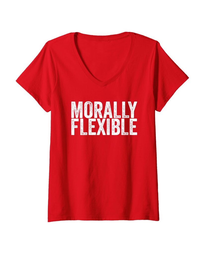 Witziges Geburtstags T-Shirt „Morally Flexible“ – Ansicht 6