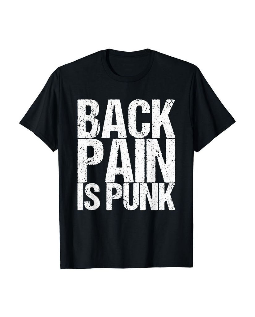 Lustiger T-Shirt „Rückenschmerzen sind Punk“ | lustige-tshirts.de