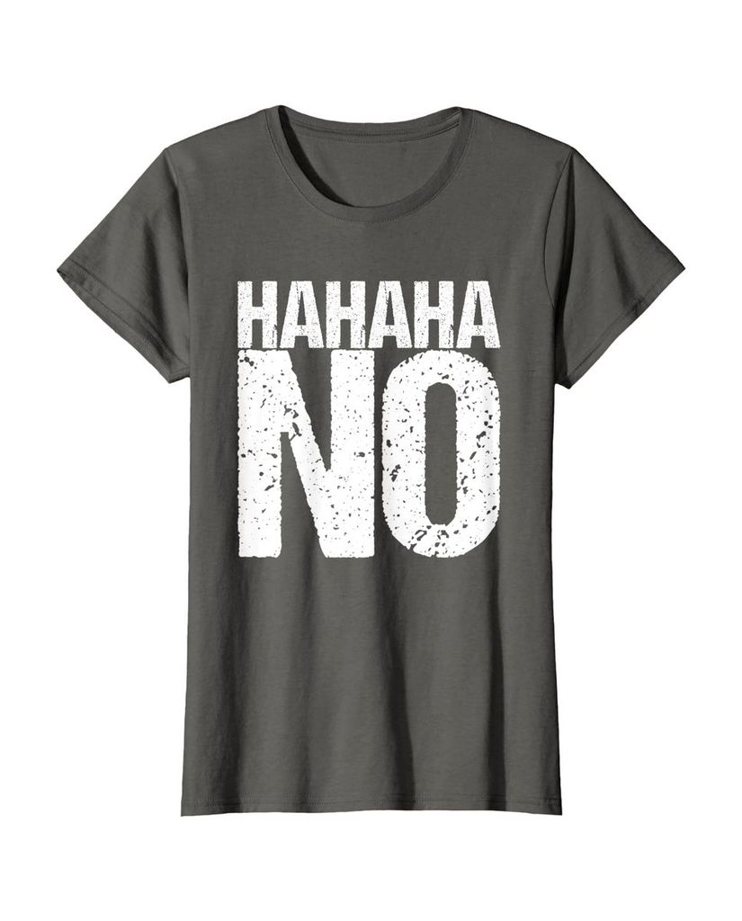 Lustiges Geburtstags T-Shirt „Hahaha No“ – Ansicht 9