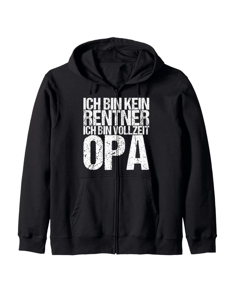 Lustiger Kapuzenjacke „Ich Bin Kein Rentner Ich Bin Vollzeit“ | lustige-tshirts.de