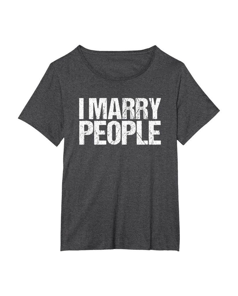 Lustiges Geburtstags T-Shirt „I Marry People“ – Ansicht 46