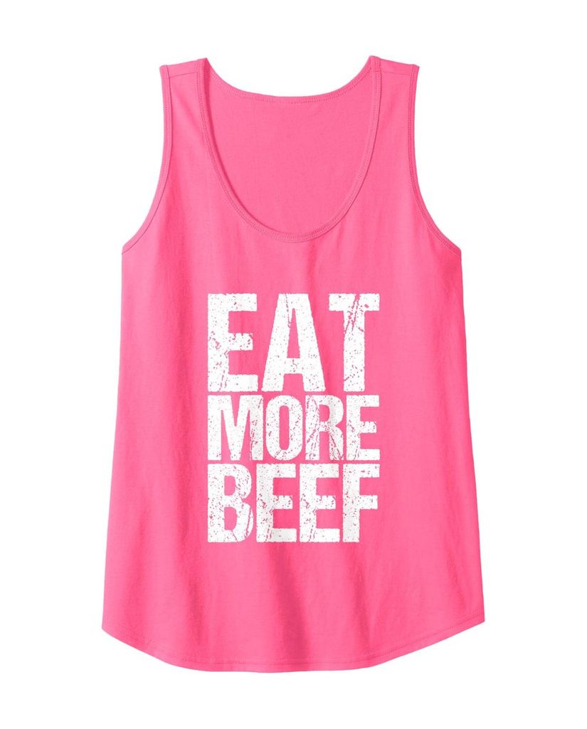 Tanktop „Eat More Beef“ – Wer fleißig ist, isst doppelt – Ansicht 3