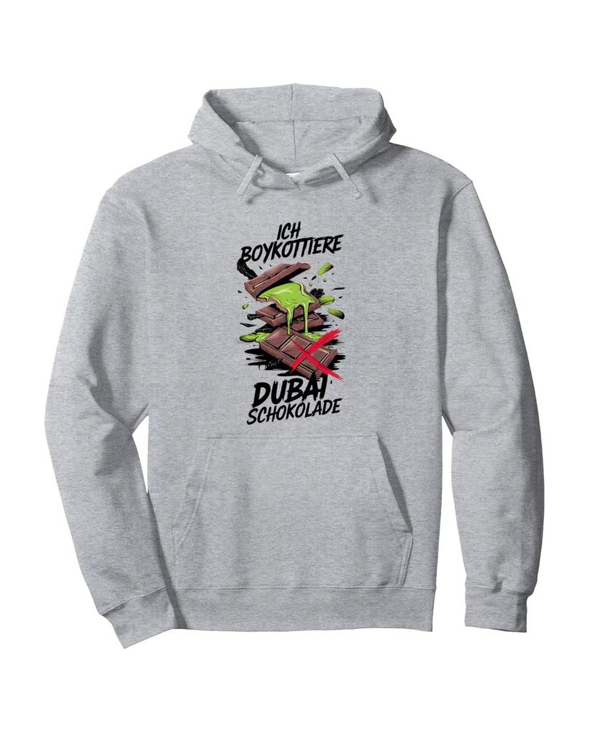 Lustiger Hoodie „Ich boykottiere Dubai Schokolade“ | lustige-tshirts.de
