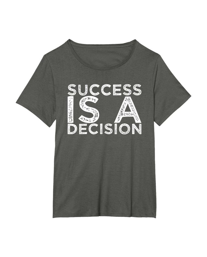 Witziges Sprüche T-Shirt „Success is a Decision“ – Ansicht 10