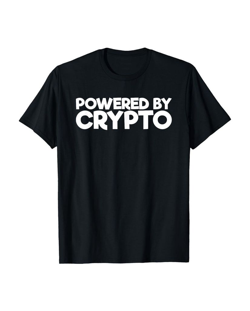Lustiger T-Shirt „Unterstützt von Crypto“ | lustige-tshirts.de