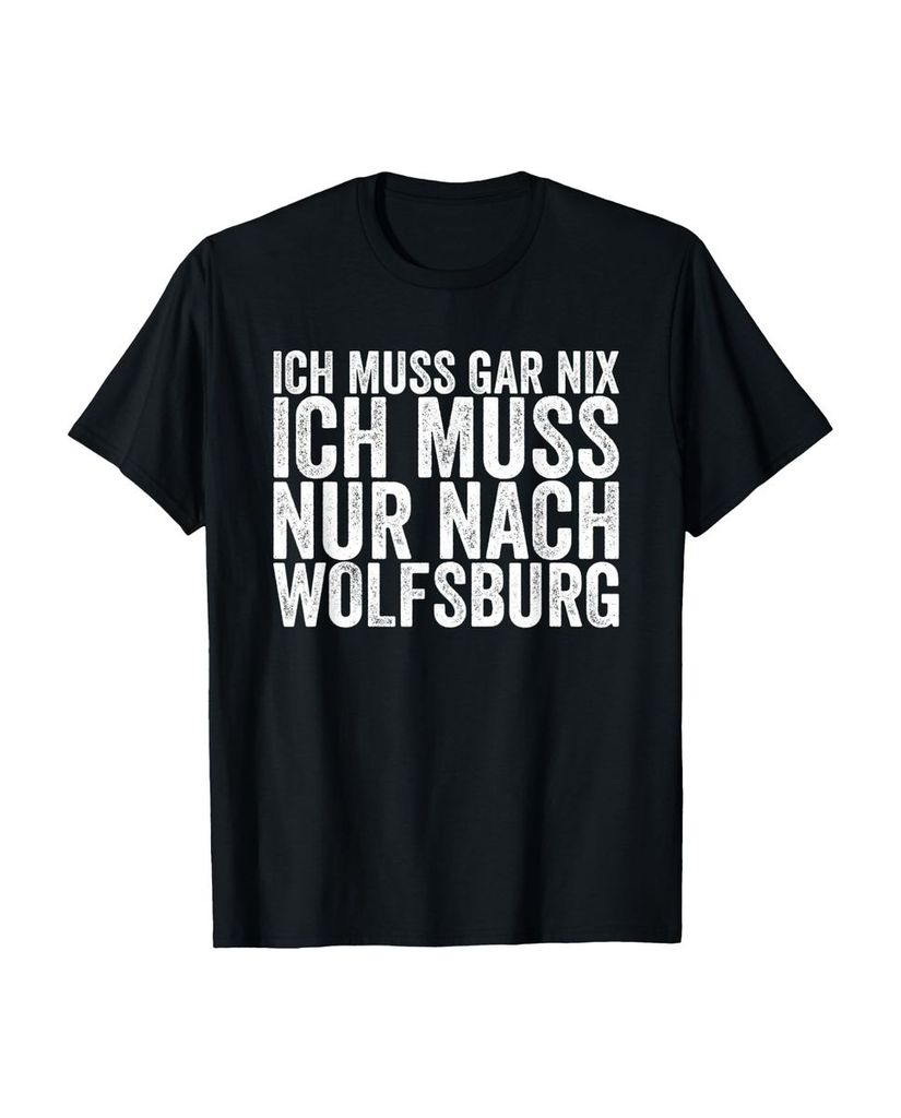 Lustiger T-Shirt „Ich Muss Gar Nix Ich Muss Nur Nach“ | lustige-tshirts.de