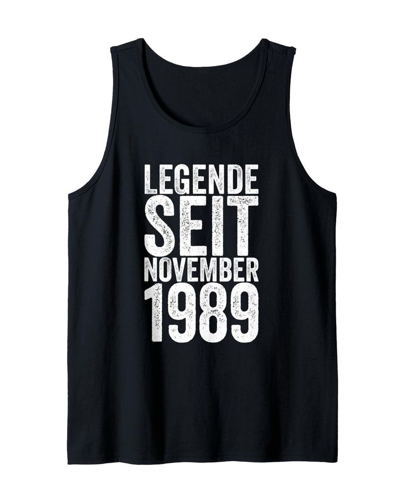 Lustiger Tank Top „Legende Seit November 1989“ | lustige-tshirts.de