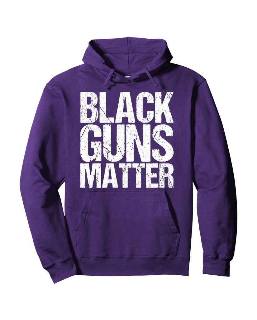 Lustiger Sprüche Hoodie „Black Guns Matter“ – Ansicht 11