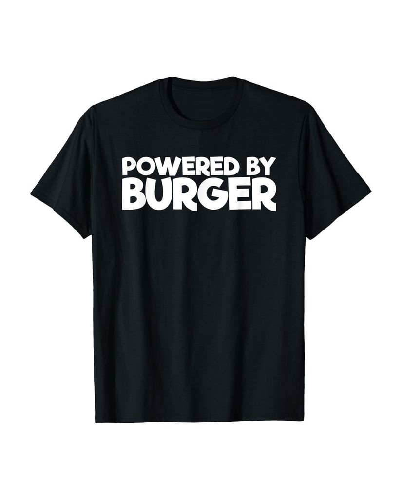 Lustiger T-Shirt „Angetrieben von Burger“ | lustige-tshirts.de