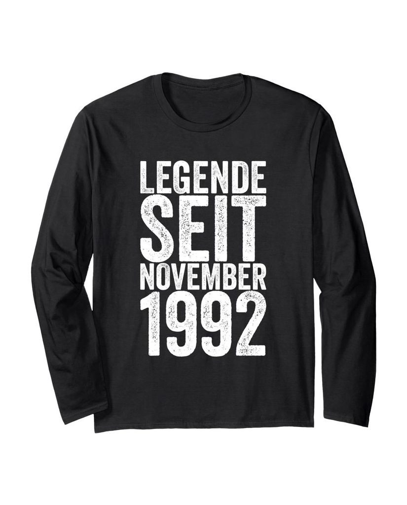 Lustiger Langarmshirt „Legende Seit November 1992“ | lustige-tshirts.de