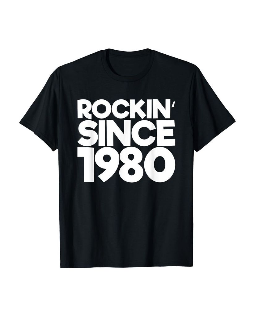 Lustiger T-Shirt „41 Jahre alt 1980 Funny Rock 41.“ | lustige-tshirts.de