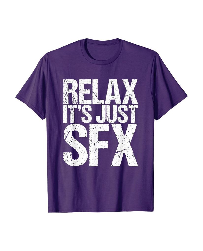 Lustiges Halloween T-Shirt „Relax It's Just Sfx“ – Ansicht 30