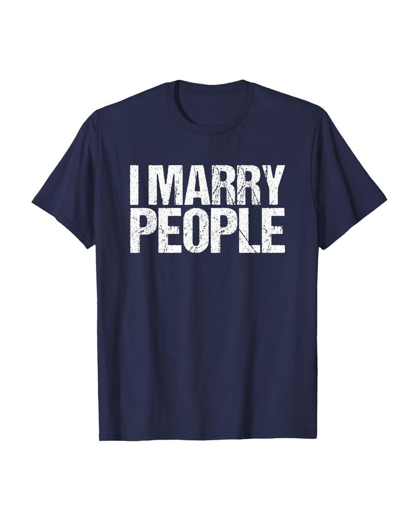 Lustiges Geburtstags T-Shirt „I Marry People“ – Ansicht 22