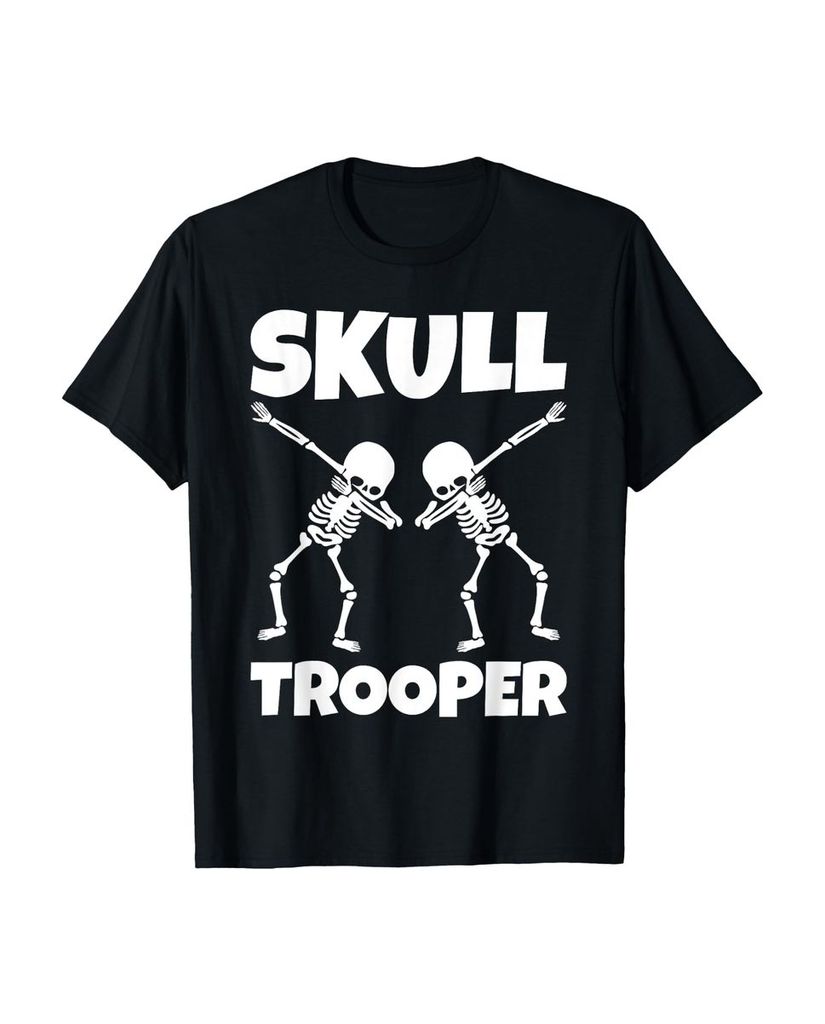 Lustiger T-Shirt „Dabbing Skelett Totenkopf Trooper“ | lustige-tshirts.de
