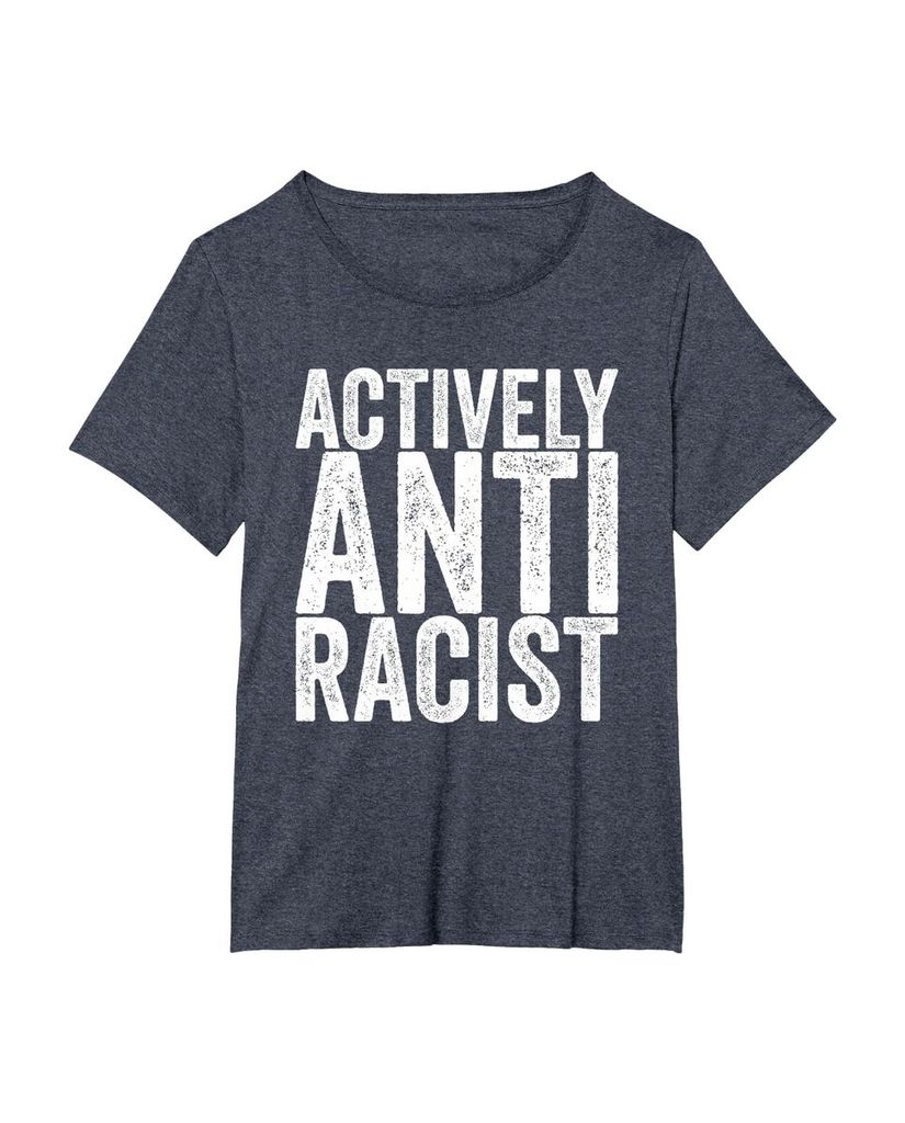 Witziges T-Shirt „Actively Anti Racist“ – Ansicht 13