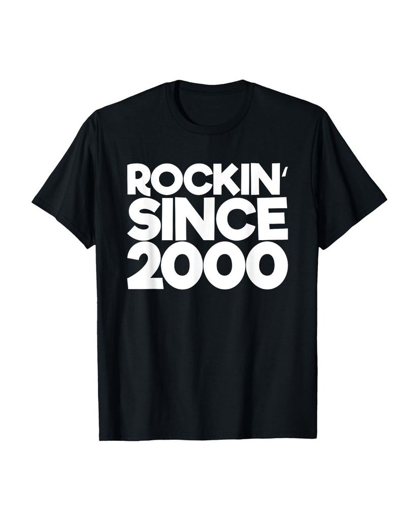 Lustiger T-Shirt „21 Jahre alt 2000 Funny Rock 21.“ | lustige-tshirts.de
