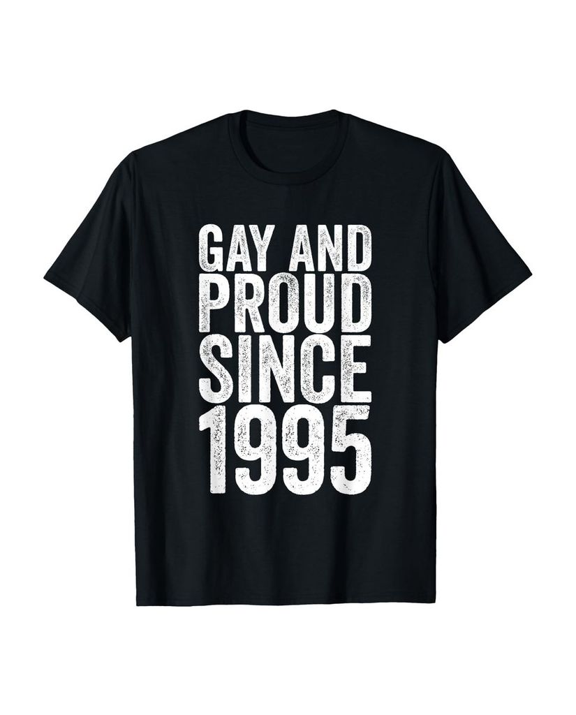 Lustiger T-Shirt „Schwul und stolz seit 1995“ | lustige-tshirts.de