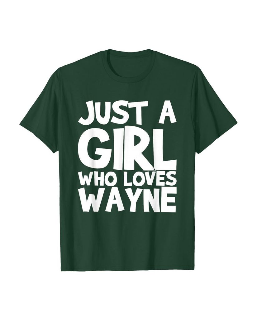 Sag einfach, wen du liebst: T-Shirt „Nur ein Mädchen das Wayne liebt“ – Ansicht 9