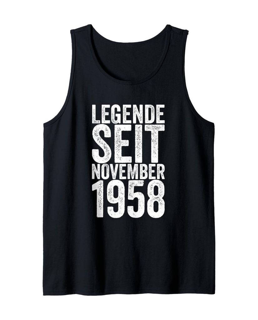 Lustiger Tank Top „Legende Seit November 1958“ | lustige-tshirts.de