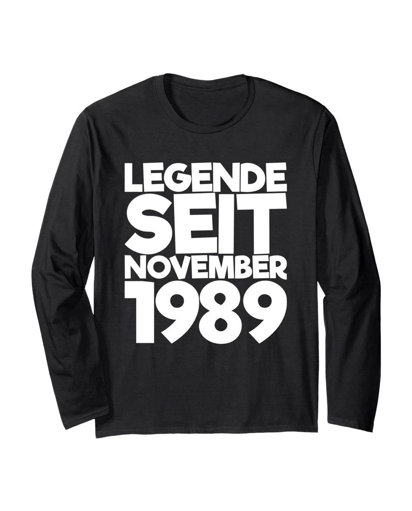Lustiger Langarmshirt „Legende Seit November 1989“ | lustige-tshirts.de