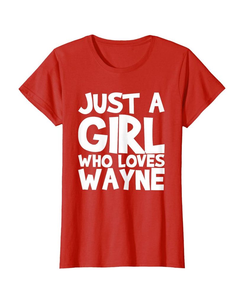Sag einfach, wen du liebst: T-Shirt „Nur ein Mädchen das Wayne liebt“ – Ansicht 27