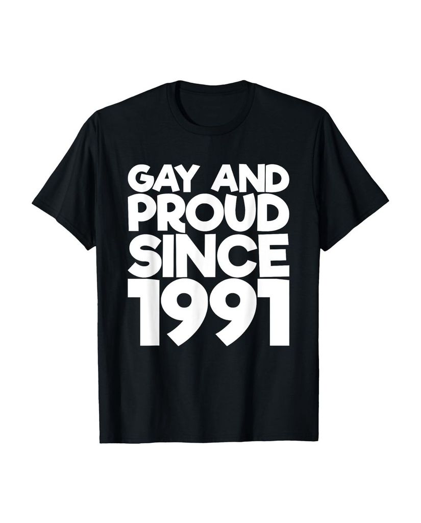 Lustiger T-Shirt „Schwul und stolz seit 1991“ | lustige-tshirts.de