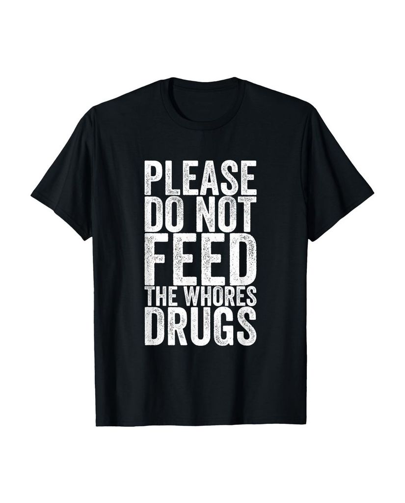 Lustiger T-Shirt „Lustiger Schriftzug "Please Do Not Feed“ | lustige-tshirts.de