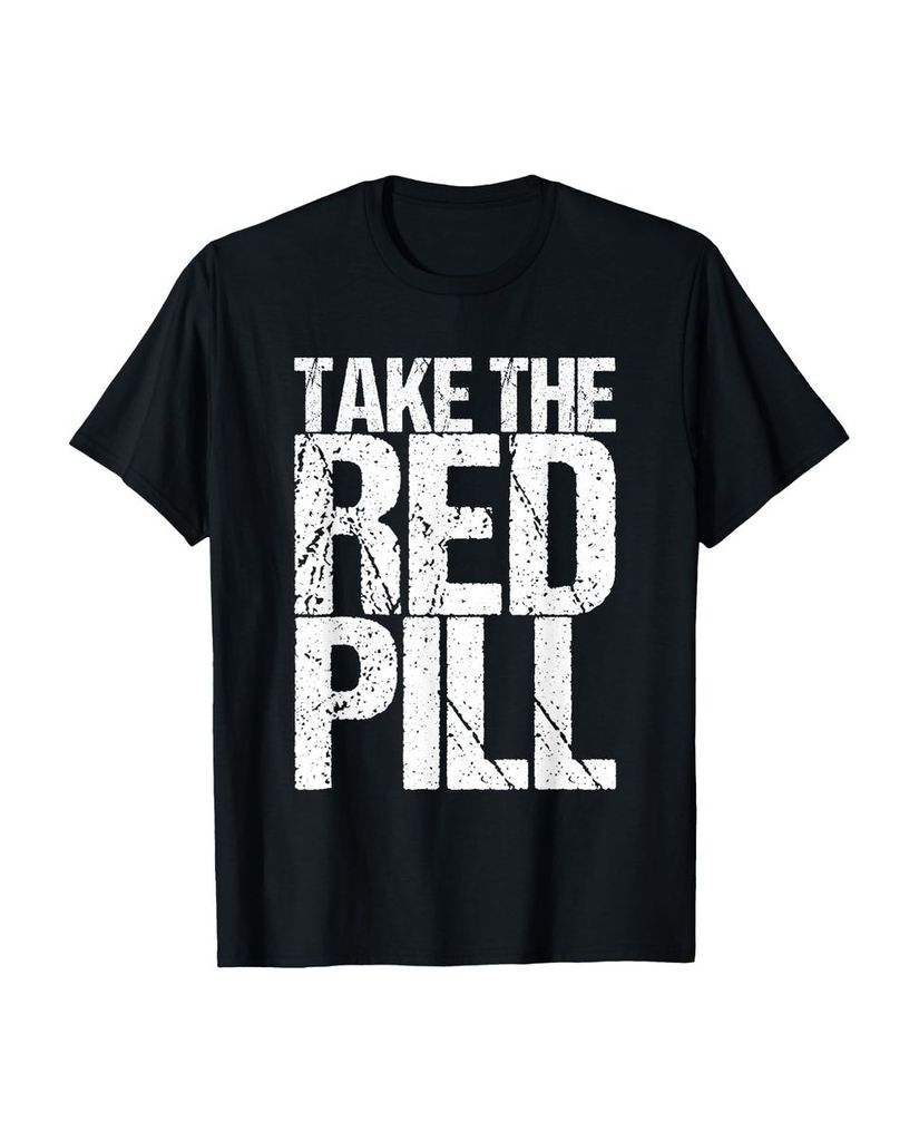 Lustiger T-Shirt „Nehmen Sie die rote Pille“ | lustige-tshirts.de