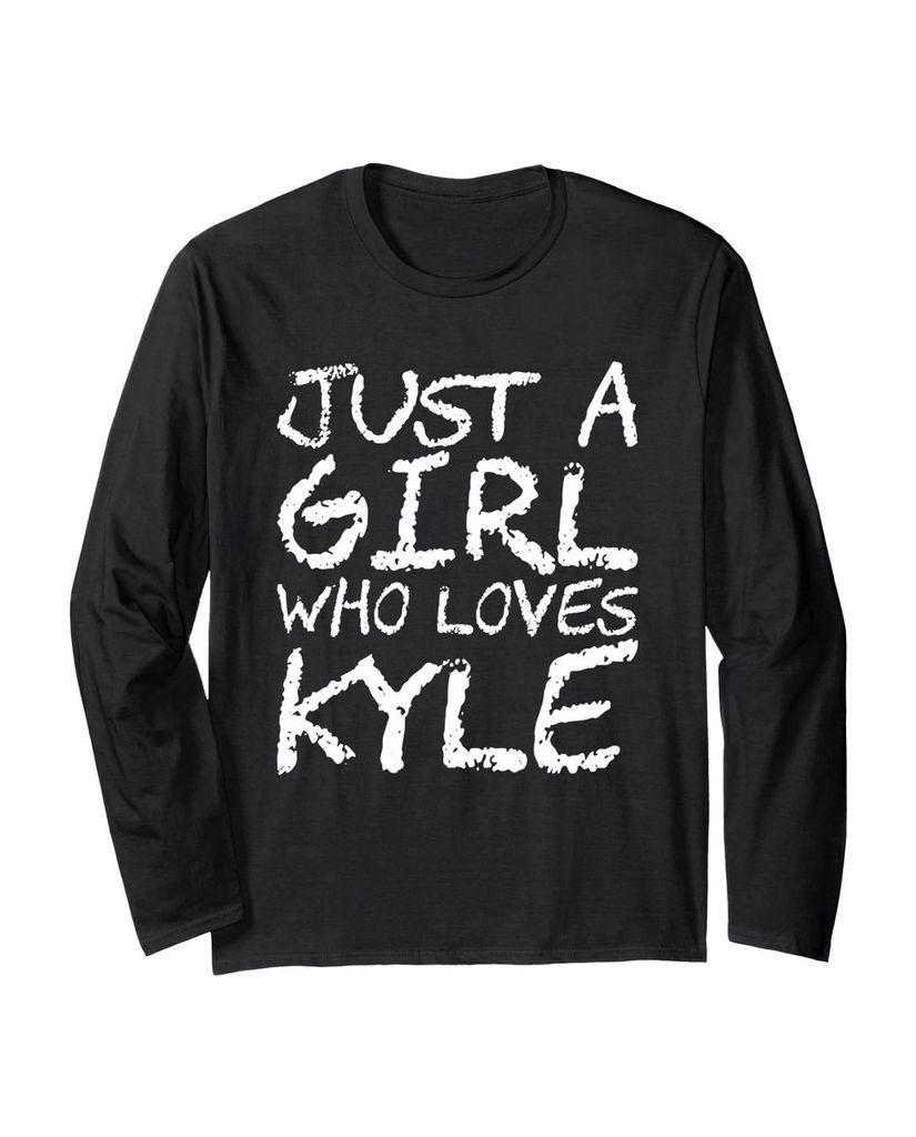 Lustiger Langarmshirt „Nur ein Mädchen, das Kyle liebt“ | lustige-tshirts.de