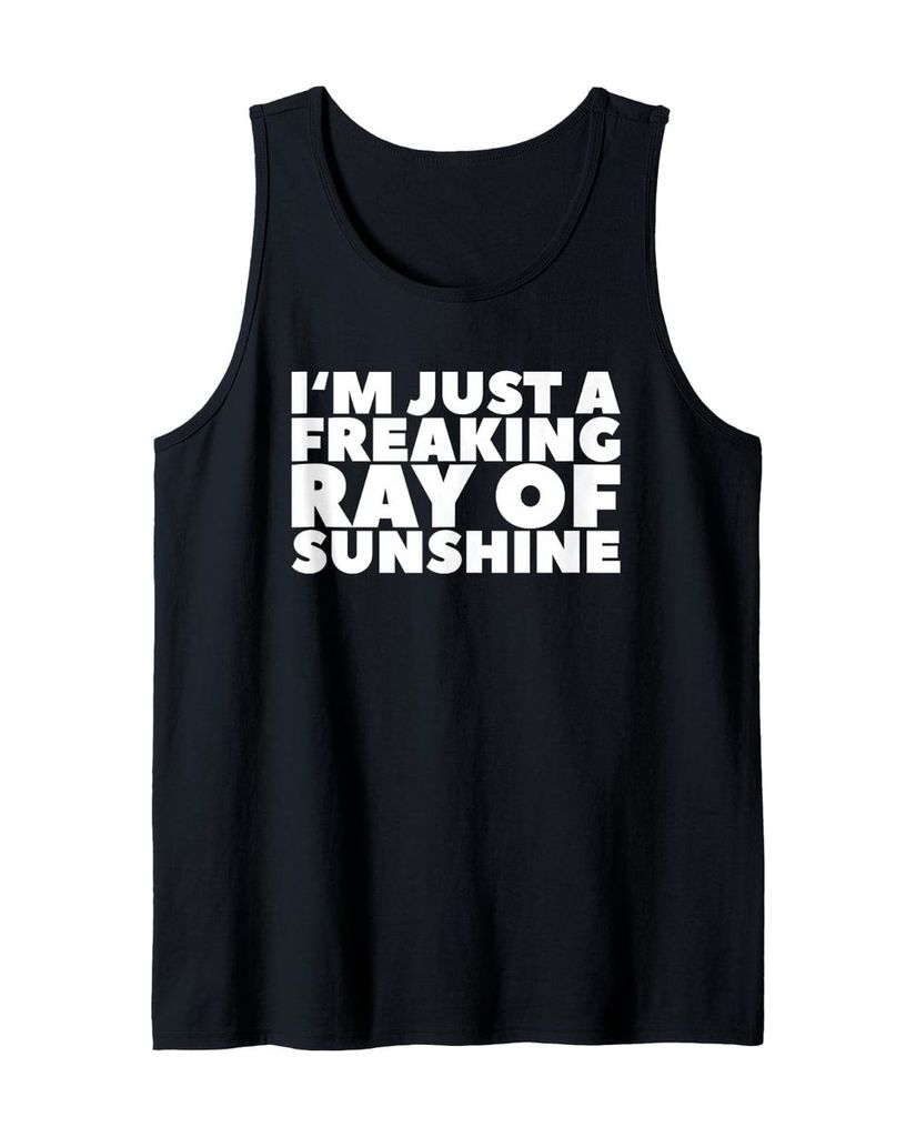 Lustiger Tank Top „Ich bin nur ein verdammter Sonnenstrahl“ | lustige-tshirts.de