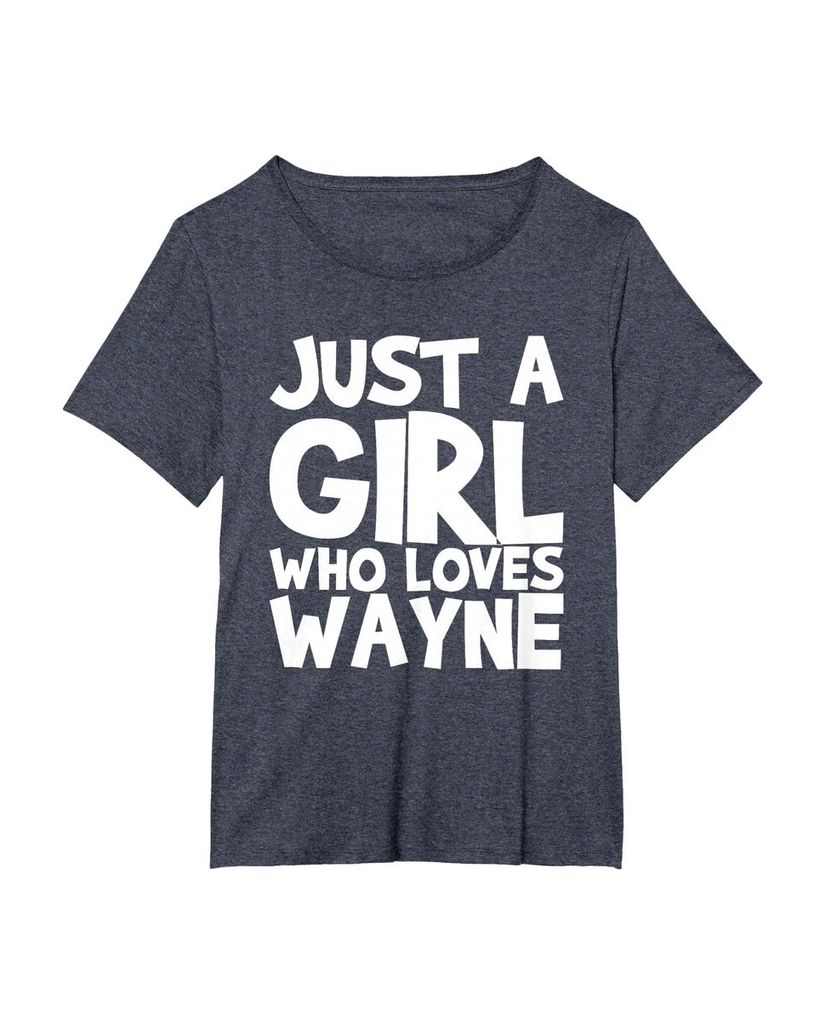 Sag einfach, wen du liebst: T-Shirt „Nur ein Mädchen das Wayne liebt“ – Ansicht 10