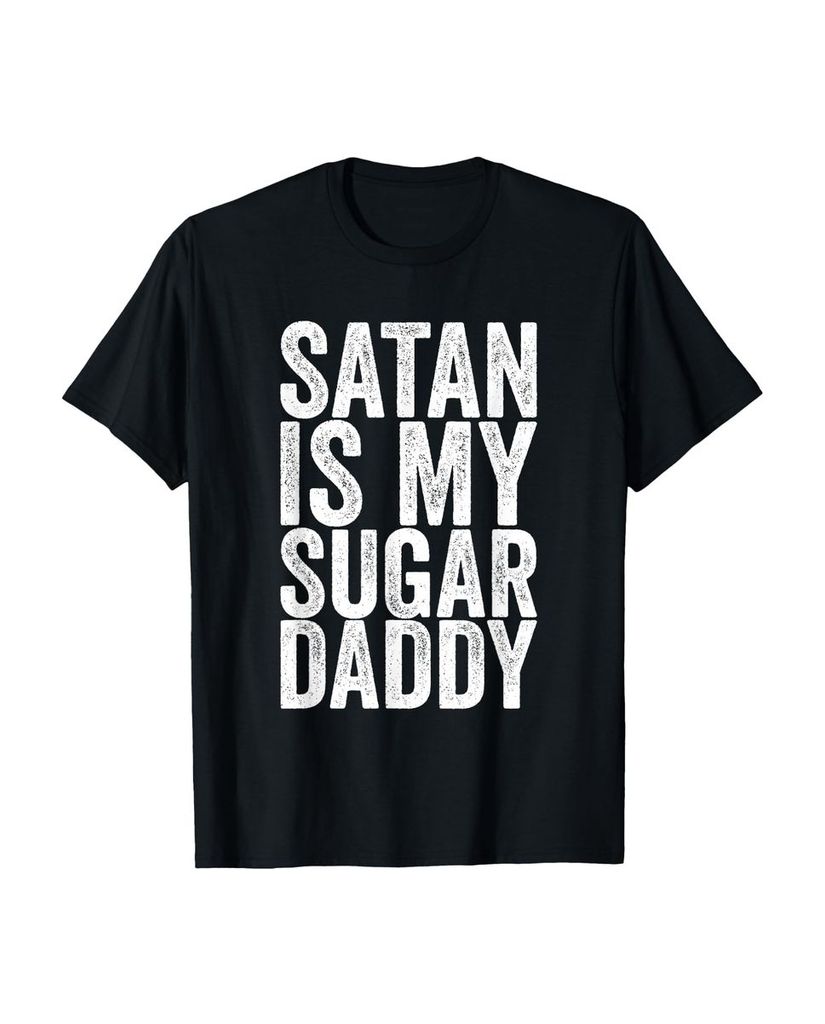 Lustiger T-Shirt „Satan ist mein Sugar Daddy“ | lustige-tshirts.de