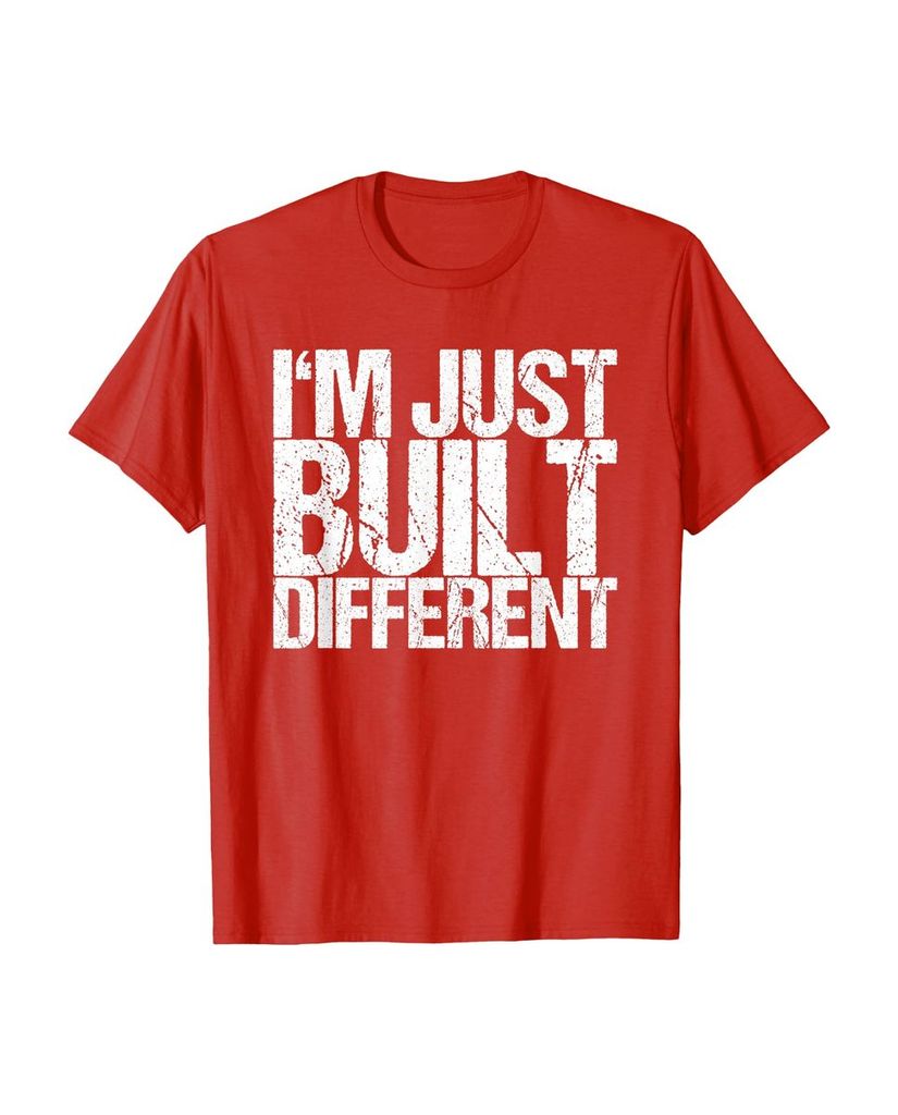 Spruchshirt „Ich bin gerade anders gebaut“ mit trockenem Baustellen-Humor – Ansicht 48