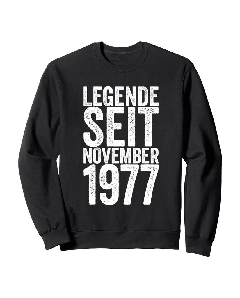 Lustiger Sweatshirt „Legende Seit November 1977“ | lustige-tshirts.de