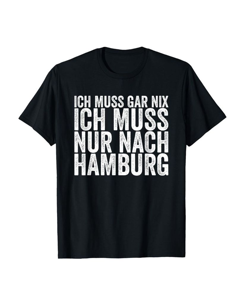 Lustiger T-Shirt „Ich Muss Gar Nix Ich Muss Nur Nach“ | lustige-tshirts.de