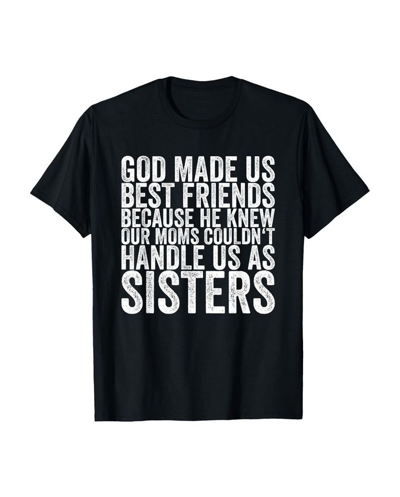 Lustiger T-Shirt „Gott hat uns zu besten Freunden gemacht“ | lustige-tshirts.de