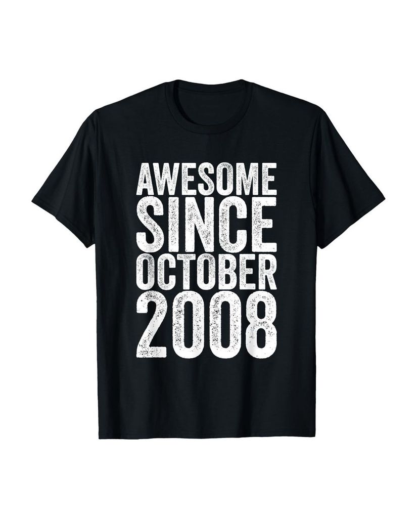 Lustiger T-Shirt „Großartig seit Oktober 2008“ | lustige-tshirts.de