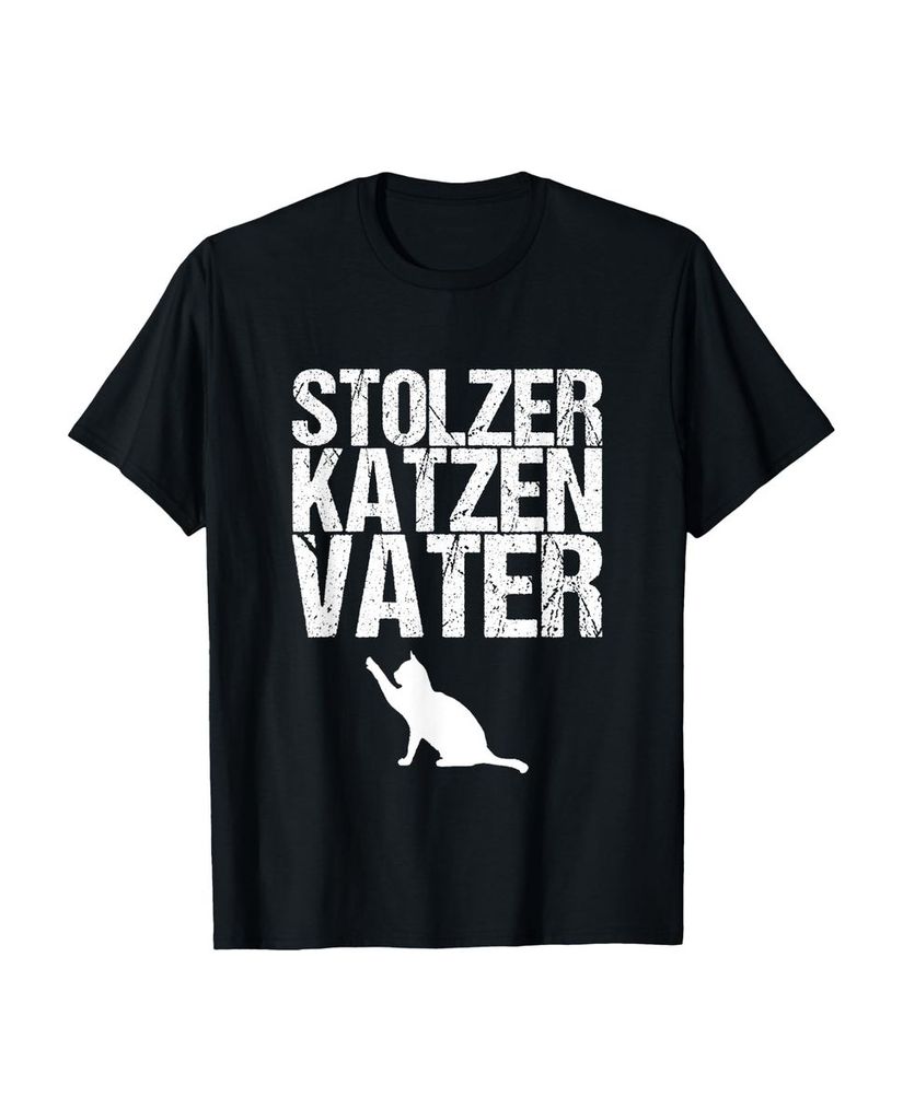Lustiger T-Shirt „Katzen Vater Spruch Allergisch |“ | lustige-tshirts.de