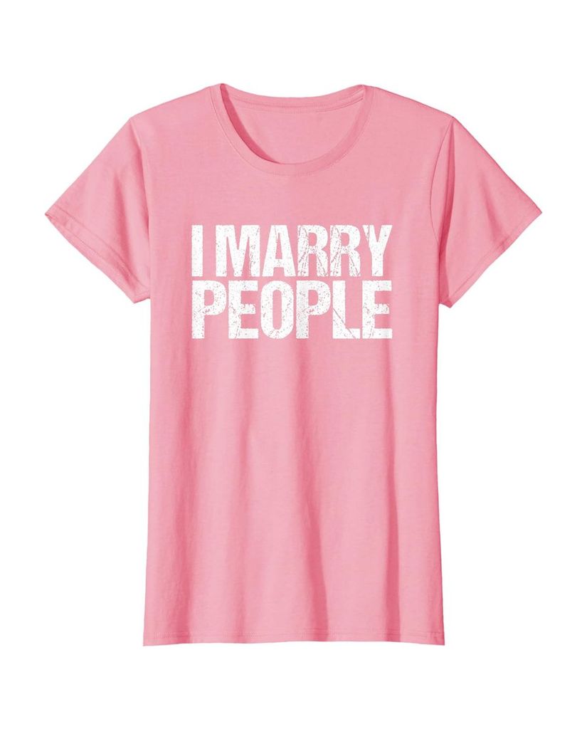 Lustiges Geburtstags T-Shirt „I Marry People“ – Ansicht 34