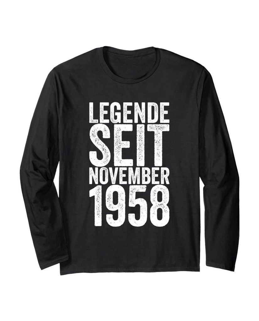 Lustiger Langarmshirt „Legende Seit November 1958“ | lustige-tshirts.de