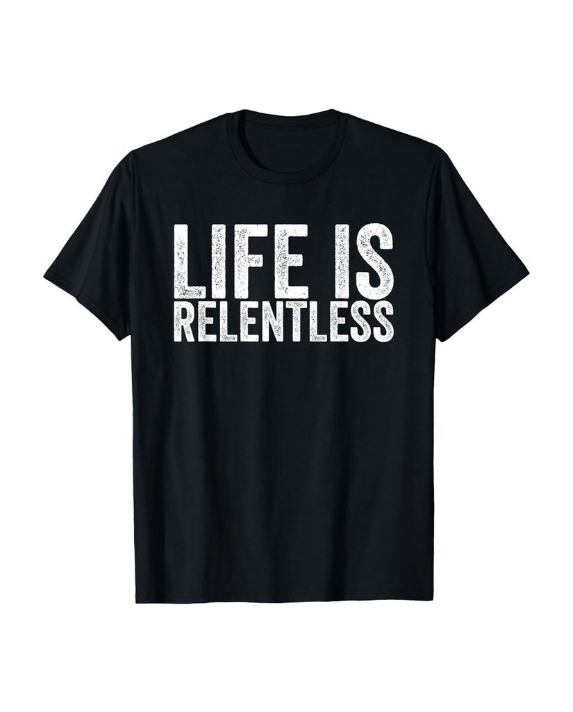 Lustiger T-Shirt „Das Leben ist unerbittlich“ | lustige-tshirts.de