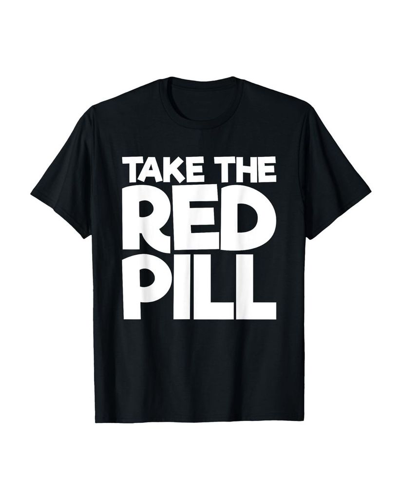 Lustiger T-Shirt „Nehmen Sie die rote Pille“ | lustige-tshirts.de