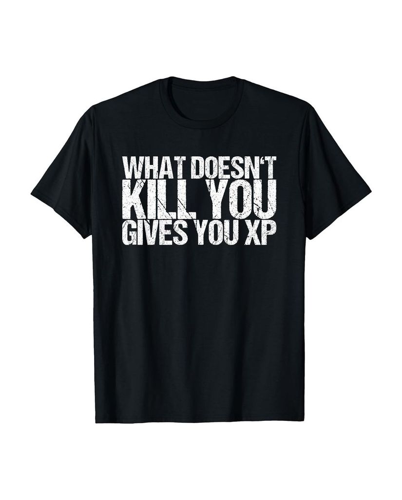Lustiger T-Shirt „was Dich Nicht umbringt, gibt dir Xp“ | lustige-tshirts.de