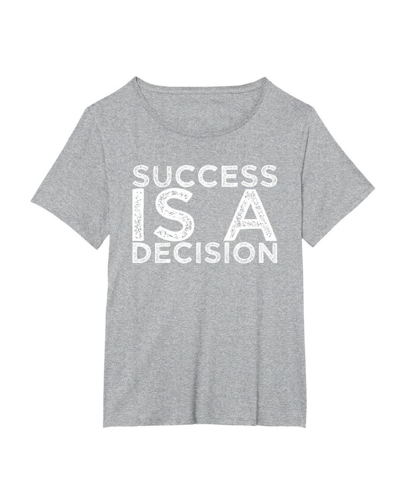 Witziges Sprüche T-Shirt „Success is a Decision“ – Ansicht 11
