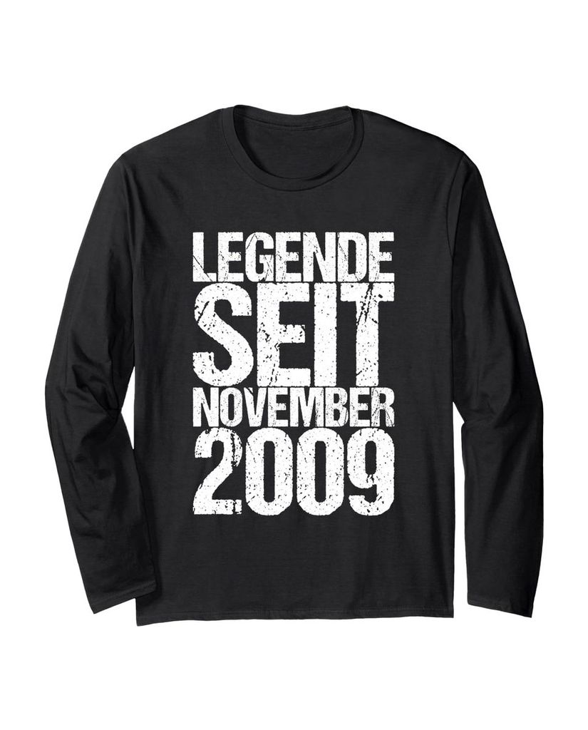 Lustiger Langarmshirt „Legende Seit November 2009“ | lustige-tshirts.de