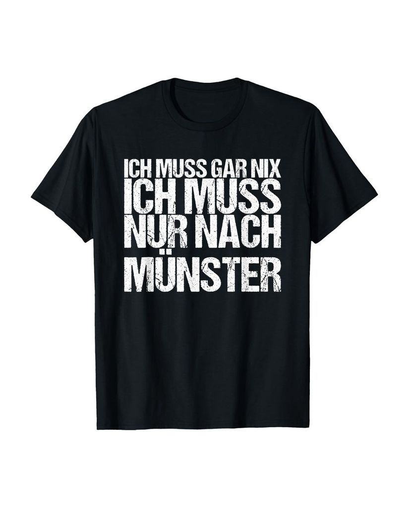 Lustiger T-Shirt „Ich Muss Gar Nix Ich Muss Nur Nach“ | lustige-tshirts.de