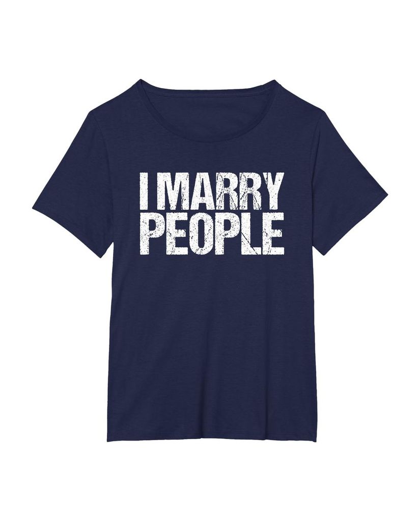 Lustiges Geburtstags T-Shirt „I Marry People“ – Ansicht 32
